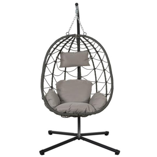 Indoor And Outdoor Swing Chairs, Hanging Basket Chairs With Stands Are Suitable For Bedrooms, Living Rooms, Balconies, And Are Prohibited From Being Sold On The Wayfair Platform